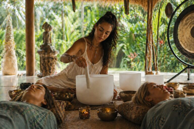 Sound healing in Bali